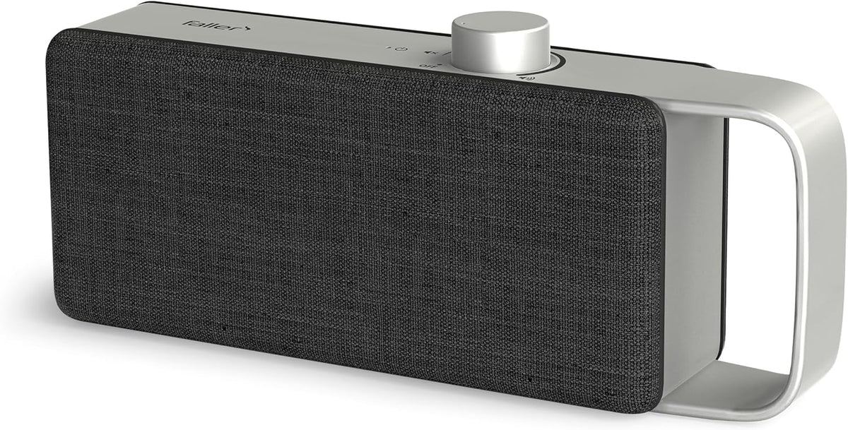 2026 faller Oskar TV Lautsprecher/Soundbar mit Clear Voice (tragbar, kabellos, einfache Bedienung, Aluminiumgehäuse)