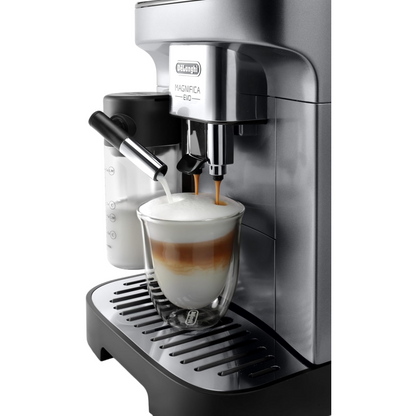 2026 De'Longhi Magnifica Evo ECAM 292.81.B Kaffeevollautomat mit LatteCrema Milchsystem, 7 Direktwahltasten für Cappuccino, Espresso und weitere Kaffeespezialitäten, 2-Tassen-Funktion, Schwarz