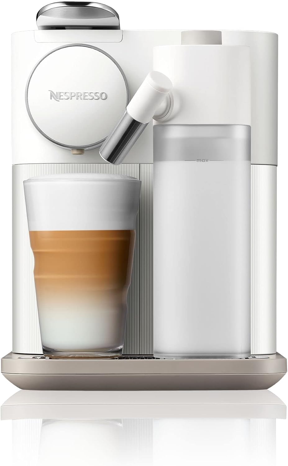 2026 Nespresso De'Longhi EN640.W Gran Lattissima Kaffeekapselmaschine mit automatischem Milchsystem,19 Bar Druck, 1400W,Weiß