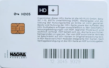 2026 HD-Plus HD+ Karte 12 Monate