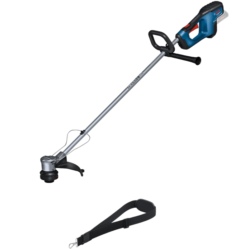 2026 Bosch Professional 18V System Akku-Rasentrimmer GRT 18V-33 (bürstenloser Motor, Schnittkreisdurchmesser von 33 cm, inkl. 1x Schultergurt, 1x Fadenspuleneinheit)
