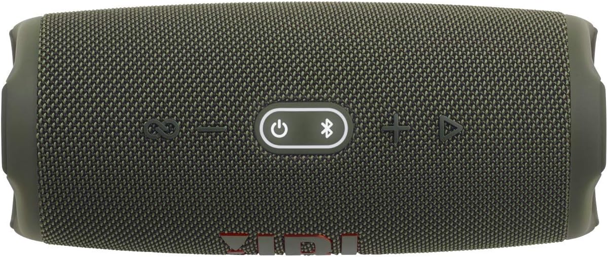 2026 JBL Charge 5 Bluetooth-Lautsprecher in Schwarz – Wasserfeste, portable Boombox mit integrierter Powerbank – Eine Akku-Ladung für bis zu 20 Stunden kabellosen Musikgenuss