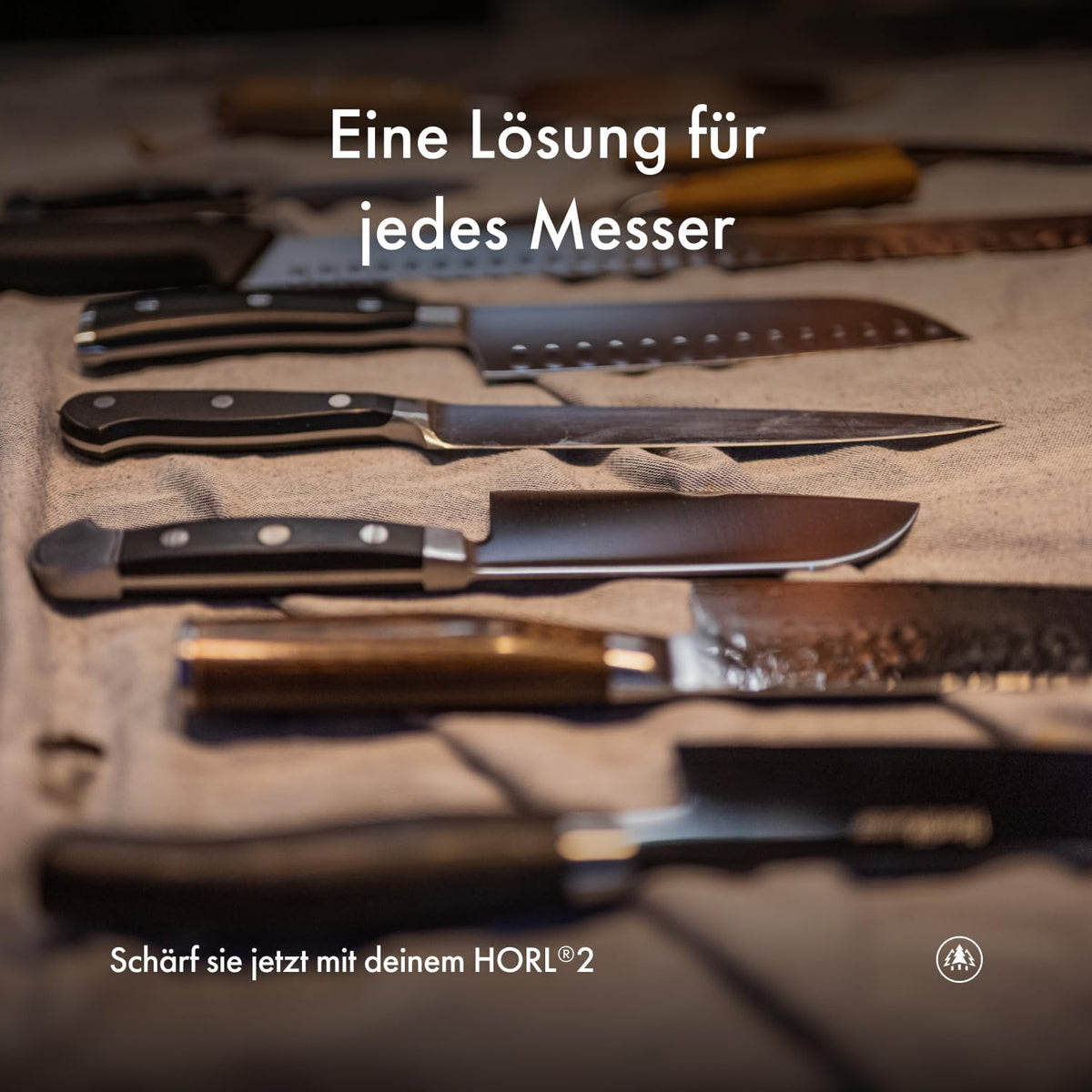 2026 HORL 2 Nussbaum Rollschleifer Messerschärfer - Küchenmesserschärfer für rasiermesserscharfe Klingen - Messerschleifer - Einfaches Messerschärf Set - für 15 & 20 Grad Schleifwinkel