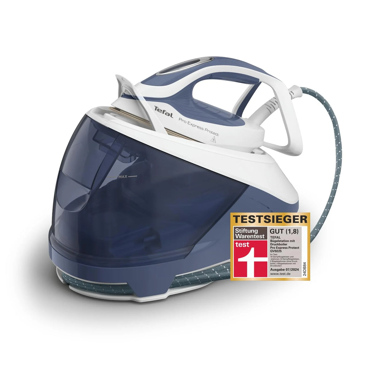 2026 Tefal Pro Express Protect Dampfbügelstation mit 7,6 Bar Dampfdruck für faltenfreies Bügeln und sanfte Textilpflege