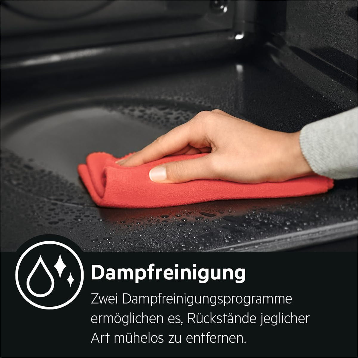 2026 AEG Einbaubackofen – Serie 5 Ringheißluft: Gleichmäßige Garergebnisse auf 3 Ebenen – Pyrolyse Selbstreinigung – 25 Automatikprogramme – LED-Touchdisplay – Schnellaufheizung – Schwarz – BPE53516AB