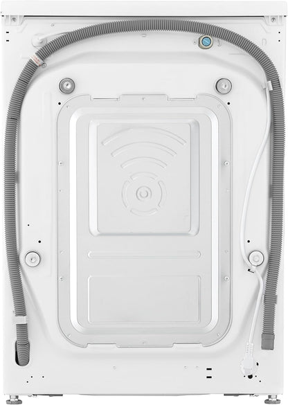 2026 LG F4WV7080, Klasse A, Frontlader-Waschmaschine 8 kg, 1400 U/Min, AI Direct Drive, Wi-Fi, Tiefenreinigung mit Dampf, Groe Kapazitt, TRIPLE A, Auentür aus Sicherheitsglas, 62 x 60 x 85 cm Wei