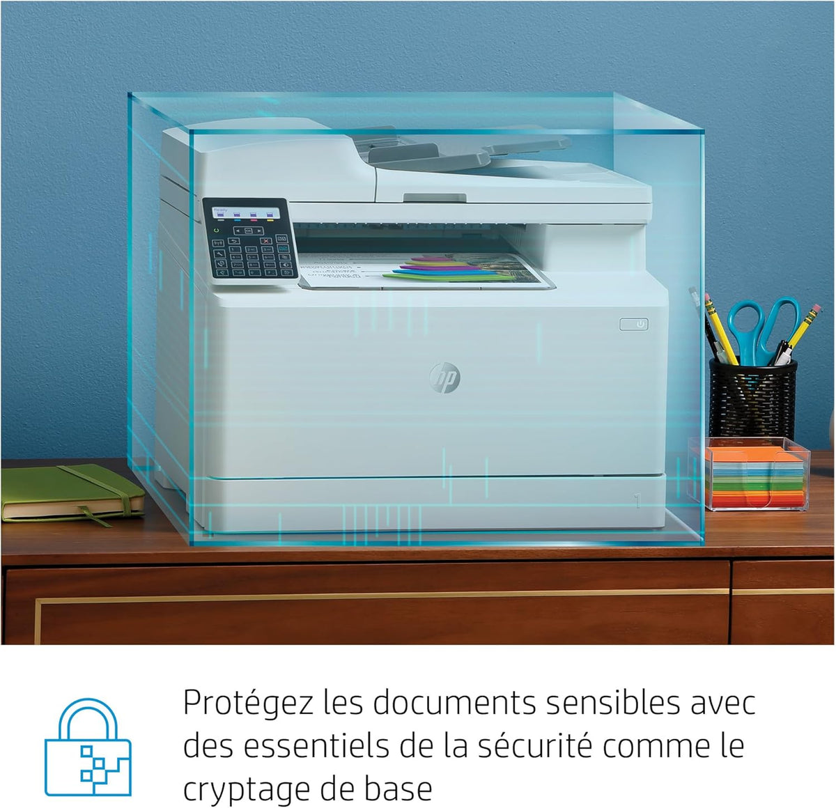 2026 HP Color LaserJet Pro MFP 3302fdwg Multifunktions-Farblaserdrucker, Fax, Automatischer beidseitiger Druck, Touchscreen, Wi-Fi, Ethernet, USB, HP Wolf Pro Security