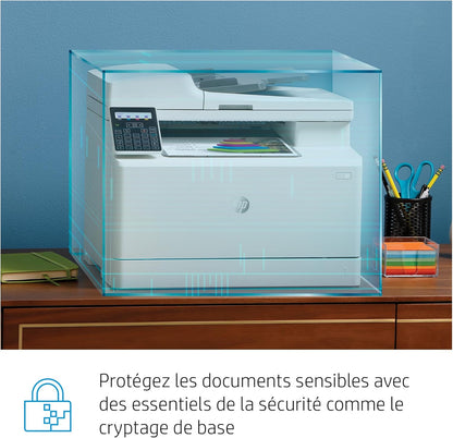 2026 HP Color LaserJet Pro MFP 3302fdwg Multifunktions-Farblaserdrucker, Fax, Automatischer beidseitiger Druck, Touchscreen, Wi-Fi, Ethernet, USB, HP Wolf Pro Security