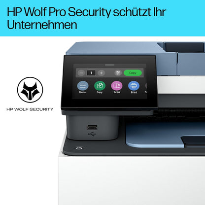 2026 HP Color LaserJet Pro MFP 3302fdwg Multifunktions-Farblaserdrucker, Fax, Automatischer beidseitiger Druck, Touchscreen, Wi-Fi, Ethernet, USB, HP Wolf Pro Security