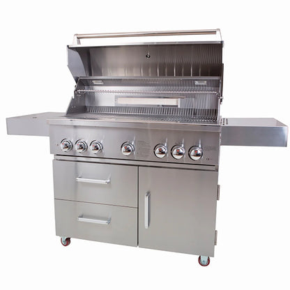 2026 KOBE Gasgrill PROFESSIONAL 5+2, 176,7x69x128,5cm