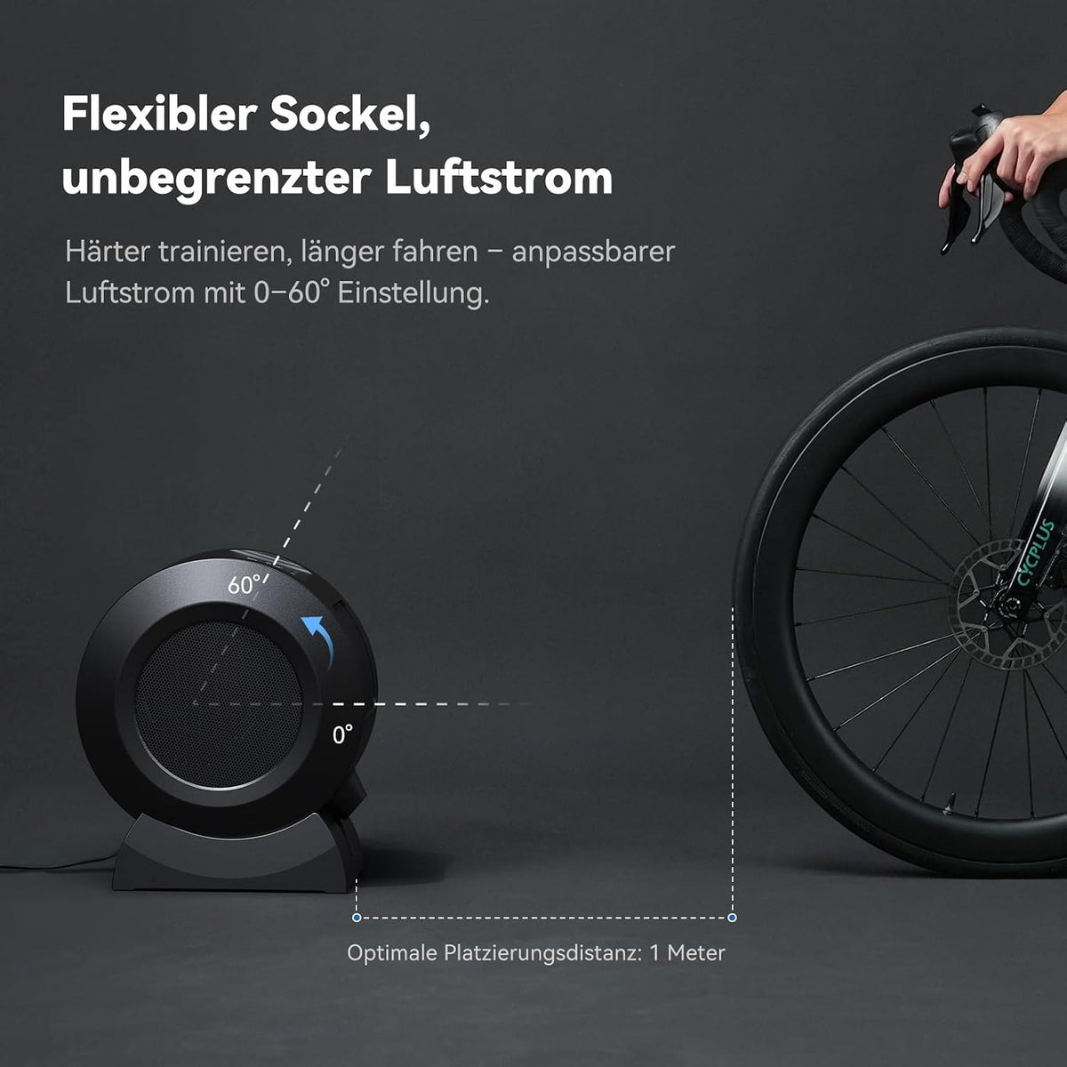 2026 CYCPLUS Smart Fahrradventilator, BLDC-Motor, Bluetooth & ANT+