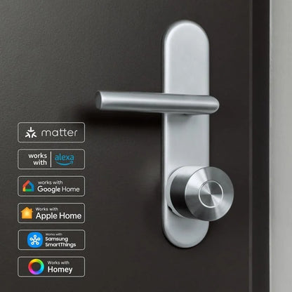 2026 NUKI Smart Lock Pro mit Bluetooth, WLAN und Matter, Fernbedienung per App, einfache Nachrüstung ohne Zylindertausch