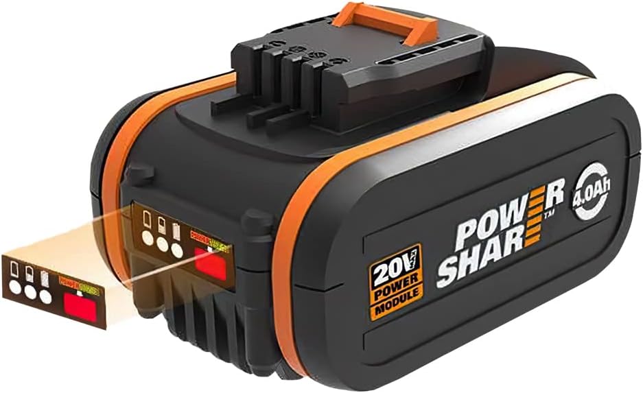 2026 WORX WG743E Akku-Rasenmäher 40V – Profi Rasenmäher mit Mulchfunktion & PowerShare Akku – Rasenmähen ohne Kabel – Ideal für Gärten bis zu 500m²