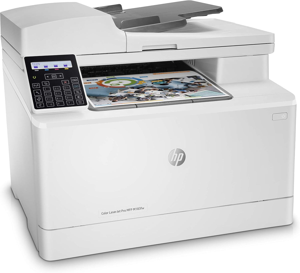 2026 HP Color LaserJet Pro MFP 3302fdwg Multifunktions-Farblaserdrucker, Fax, Automatischer beidseitiger Druck, Touchscreen, Wi-Fi, Ethernet, USB, HP Wolf Pro Security