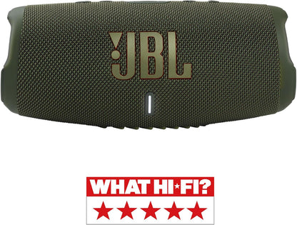 2026 JBL Charge 5 Bluetooth-Lautsprecher in Schwarz – Wasserfeste, portable Boombox mit integrierter Powerbank – Eine Akku-Ladung für bis zu 20 Stunden kabellosen Musikgenuss
