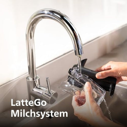 2026 Philips Serie 5400 Kaffeevollautomat - Genießen Sie 12 Getränke, schnell reinigendes LatteGo, intuitives TFT-Display, anpassbare Kaffeeeinstellungen, erstklassiges Küchendesign (EP5441/50)