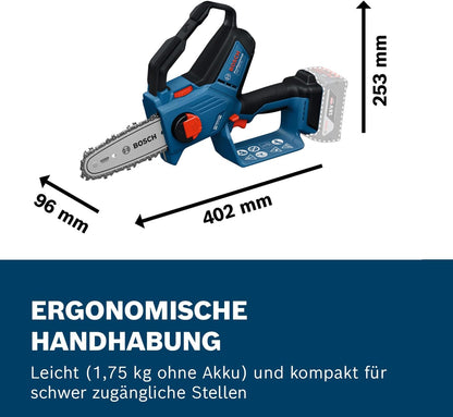 2026 Bosch Professional 18V System Astsäge GKE 18V-15 (bis zu 350 Schnitte pro Akku-Ladung, Schneiden bis 13 cm, bürstenloser Motor, inkl. Schwertschutz 15 cm, ohne Akku)