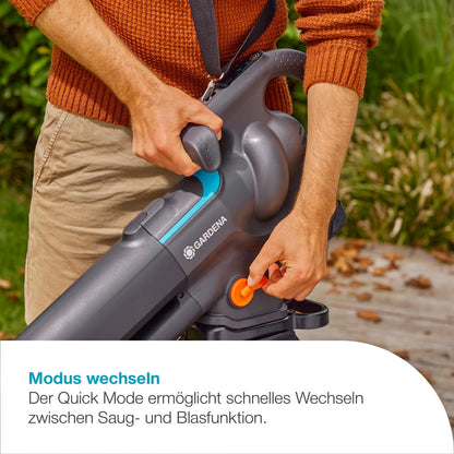2026 Akku Laubsauger Bläser PowerJet 18V P4A Solo starker Luftstrom schneller Moduswechsel Fangsack 14895 55 Black