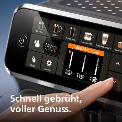 2026 Philips Serie 5400 Kaffeevollautomat - Genießen Sie 12 Getränke, schnell reinigendes LatteGo, intuitives TFT-Display, anpassbare Kaffeeeinstellungen, erstklassiges Küchendesign (EP5441/50)