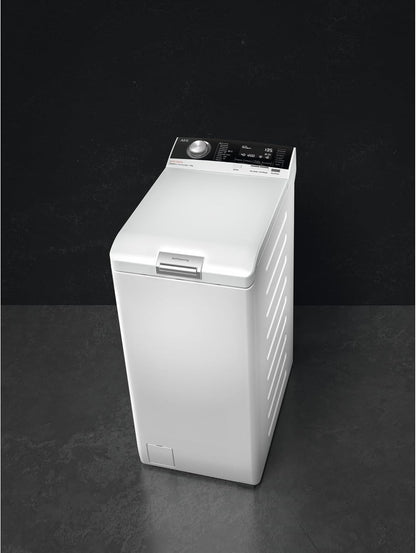 2026 AEG LTR7A71370 Waschmaschine Toplader / Serie 7000 mit ProSteam / ProSteam - Auffrischfunktion / 7,0 kg / Leise / Mengenautomatik / Nachlegefunktion / Wasserstopp / 1300 U/min