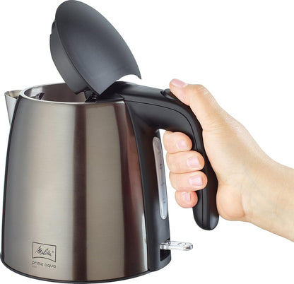 2026 Melitta AromaFresh - Filterkaffeemaschine - mit Glaskanne - integriertes Mahlwerk - Timer Funktion - 10 Tassen - Pure Black