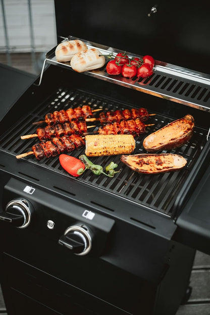 2026 Enders Elektrogrill eCRAVE 2, mit Gussrost, Grillwagen mit viel Stauraum, SIMPLE CLEAN™ Reinigungssystem, 2 leistungsstarke Heizelemente, formstabile Garhaube mit integriertem Thermometer #97116