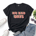Lila Damen T-Shirt mit Print
