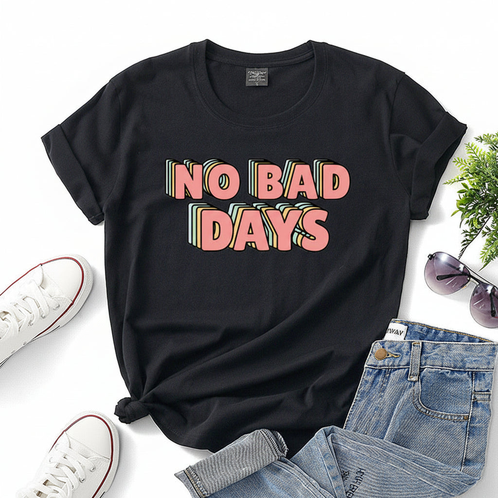 Lila Damen T-Shirt mit Print
