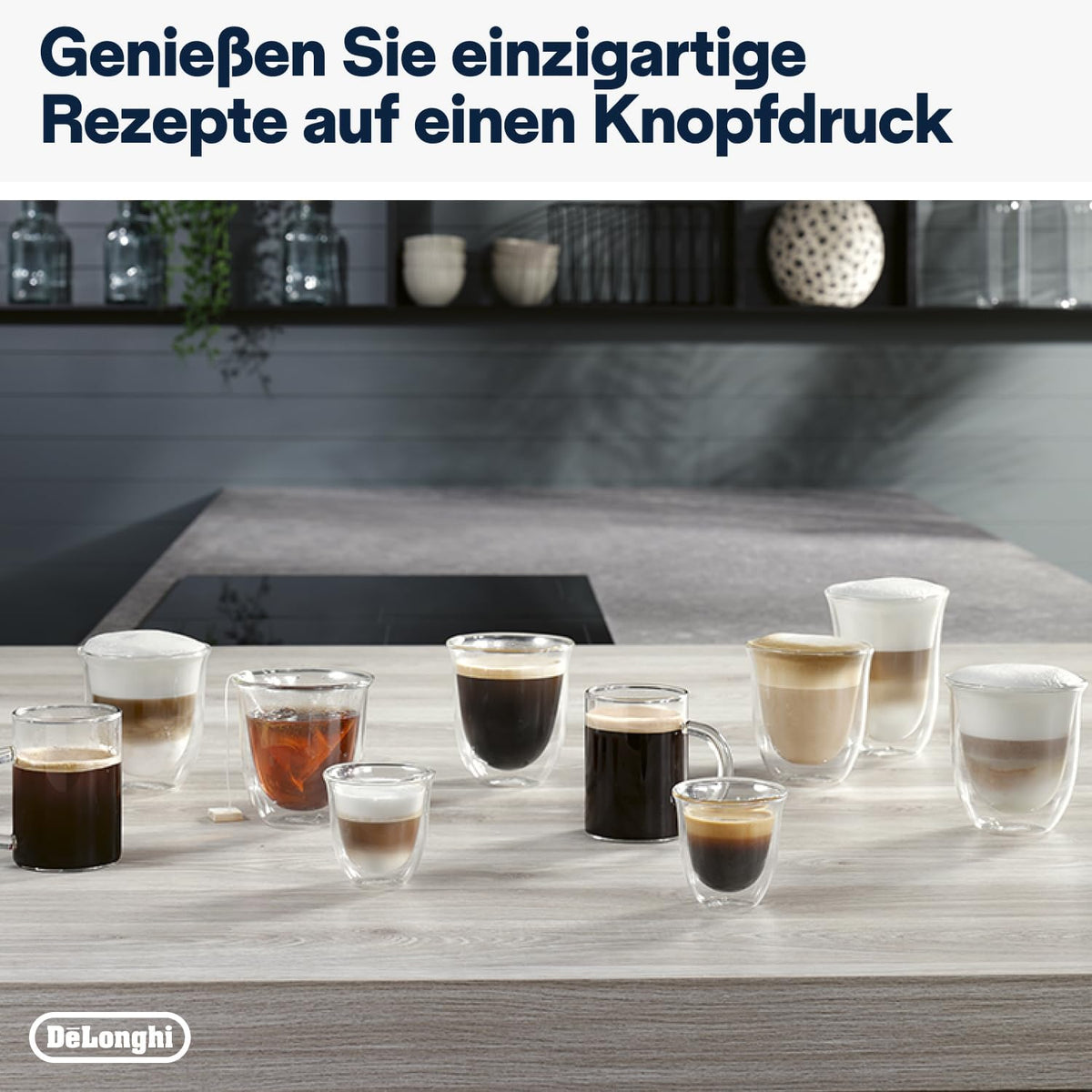 2026 De'Longhi Magnifica Evo ECAM 292.81.B Kaffeevollautomat mit LatteCrema Milchsystem, 7 Direktwahltasten für Cappuccino, Espresso und weitere Kaffeespezialitäten, 2-Tassen-Funktion, Schwarz