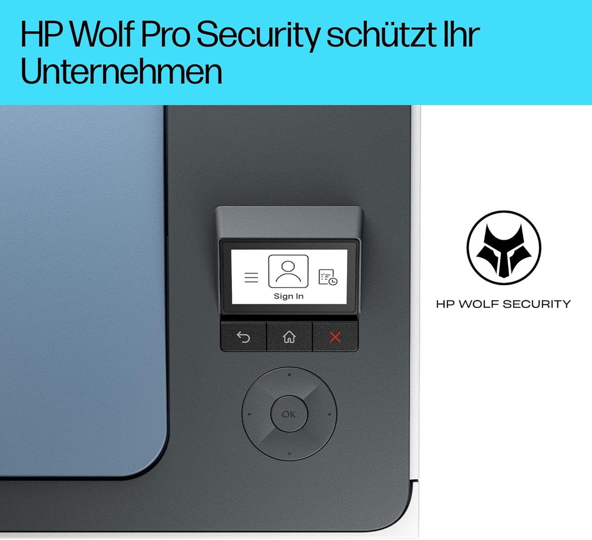 2026 HP Color LaserJet Pro MFP 3302fdwg Multifunktions-Farblaserdrucker, Fax, Automatischer beidseitiger Druck, Touchscreen, Wi-Fi, Ethernet, USB, HP Wolf Pro Security