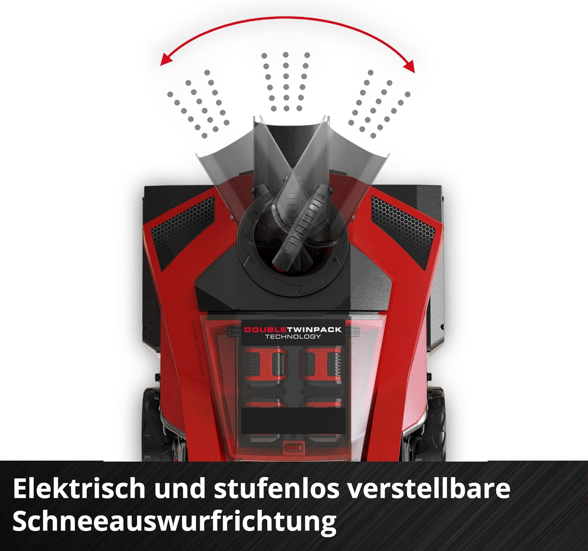 2026 Einhell Professional Akku-Schneefräse GP-ST 36/53 Li E BL Power X-Change (36 V, 53 cm Arbeitsbreite, max. 33 cm Schneehöhe, inkl. Reinigungsspatel, inkl. 2X 4,0Ah Akku & Twincharger)