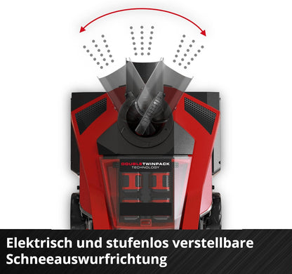 2026 Einhell Professional Akku-Schneefräse GP-ST 36/53 Li E BL Power X-Change (36 V, 53 cm Arbeitsbreite, max. 33 cm Schneehöhe, inkl. Reinigungsspatel, inkl. 2X 4,0Ah Akku & Twincharger)
