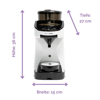 2026 Easybaby Milk Maker - Automatischer Flaschenzubereiter - die Perfekte Babyflasche auf Knopfdruck, Flaschenwärmer, Bedienung mit dem Smartphone