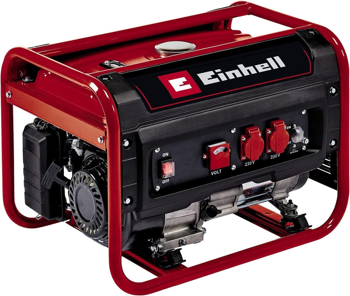 2026 Einhell Stromerzeuger (Benzin) TC-PG 25/1/E5 (max. 2400 W, 15 L Tank, 2100 W Dauerleistung, 4-Takt-Motor, 2x 230 V, Überlastschutz, Voltmeter, AVR-Funktion)