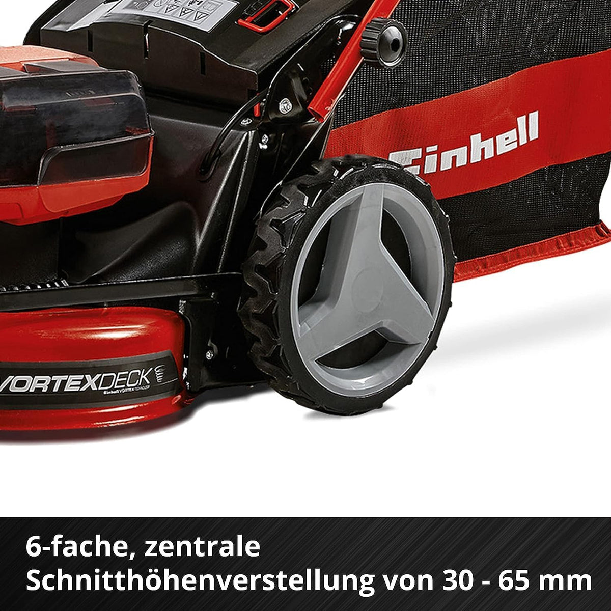 2026 Einhell Akku-Rasenmher GE-CM 36/47 S HW Li Kit Power X-Change (36 V, 47 cm Schnittbreite, bis 700 m, Brushless, Radantrieb, 75 L Fangkorb, inkl. 4x 4,0 Ah + 2x Twincharger)