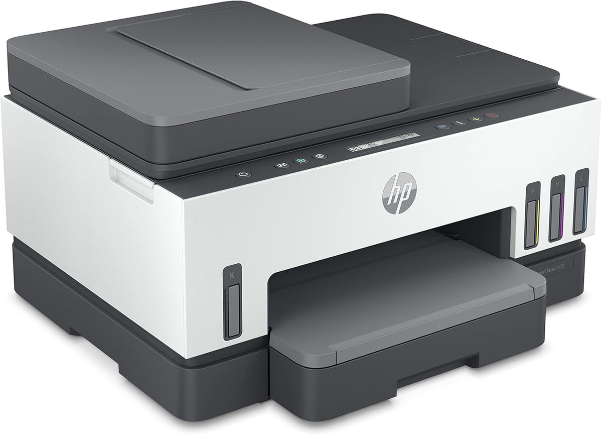 2026 HP Smart Tank 7605 4-in-1 Multifunktionsdrucker (WLAN; Duplex; ADF) – 3 Jahre Tinte inklusive, 3 Jahre Garantie, großer Tintentank, hohe Reichweite, Drucken in hoher Qualität