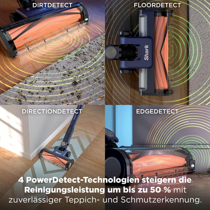 2026 Shark Detect Speed Clean & Empty Pet Pro Akku-Staubsauger, IA3241EUT, Salbeigrau
