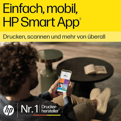 2026 HP Smart Tank 7605 4-in-1 Multifunktionsdrucker (WLAN; Duplex; ADF) – 3 Jahre Tinte inklusive, 3 Jahre Garantie, großer Tintentank, hohe Reichweite, Drucken in hoher Qualität