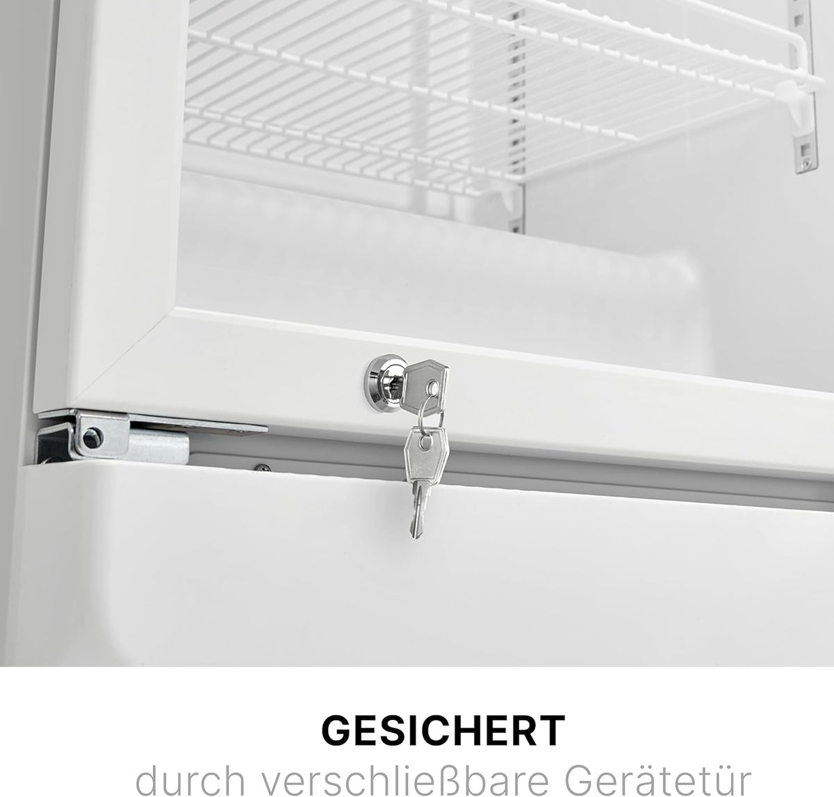 2026 Bomann Kühlschrank mit Glastür | Getränkekühlschrank abschließbar | 6 höhenverstellbare Ablagen | 30kg je Ablage | 347 Liter | Kühlschrank groß | Flaschenkühlschrank m. LED-Licht | KSG 7351 schwarz