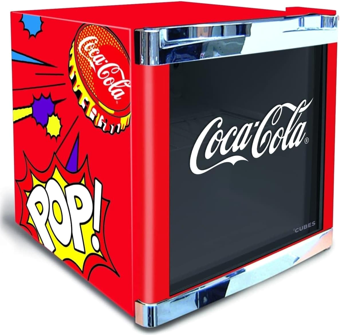 2026 °CUBES Flaschenkühlschrank Coca-Cola Classic/ 51 cm Höhe / 98 kWh/Jahr / 48 L Kühlteil