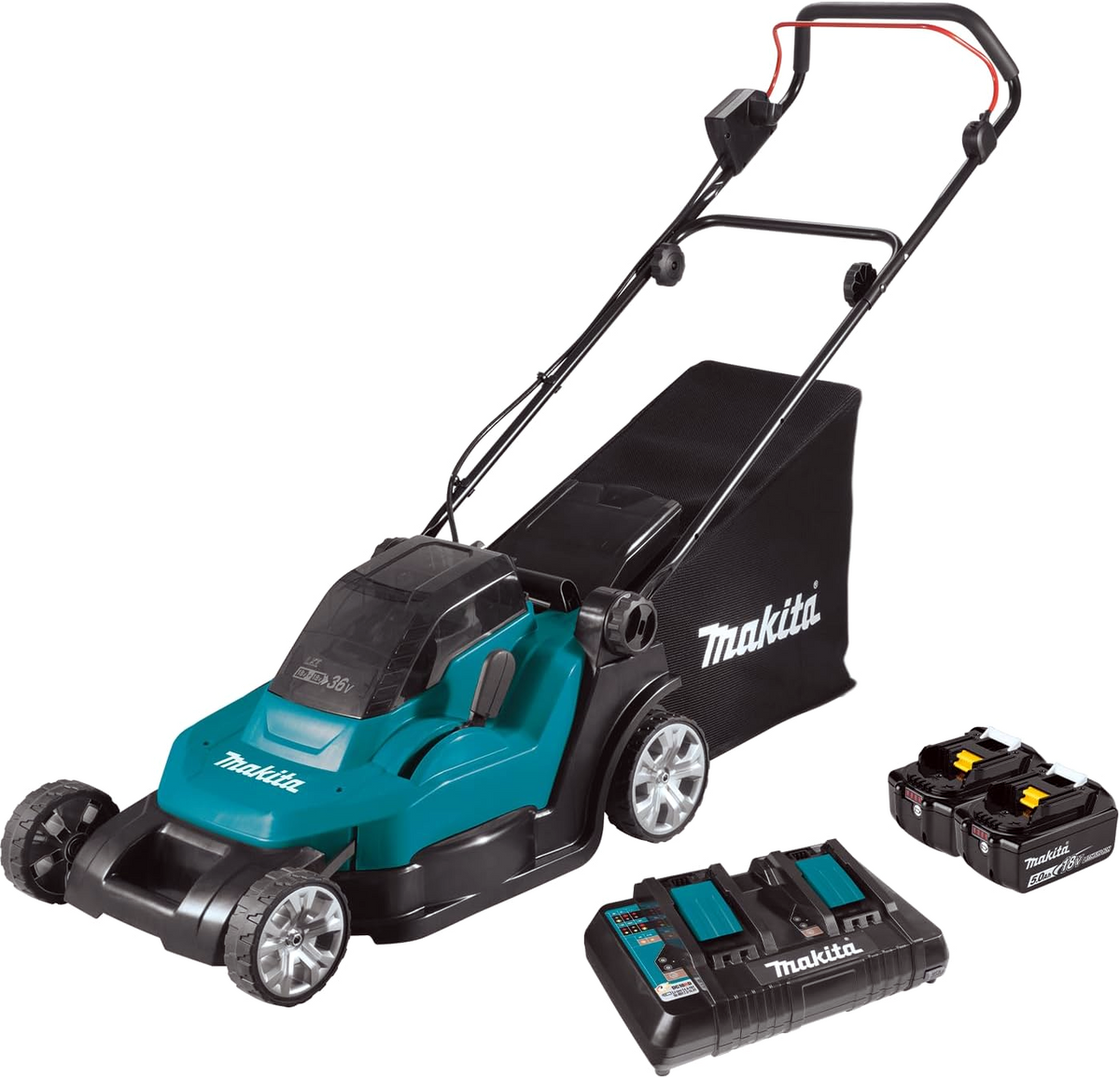 2026 Makita DLM432Z Akku-Rasenmäher 2x18 V (ohne Akku, ohne Ladegerät)