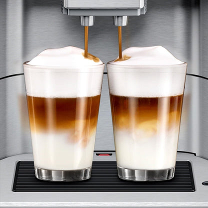 2026 SIEMENS Kaffeevollautomat EQ6 plus s700 TE657503DE, für viele Kaffeespezialitäten, Milch-Aufschäumdüse, Keramikmahlwerk, Doppeltassenfunktion, Antikalk, automatische Dampfreinigung, 1500 W, edelstahl