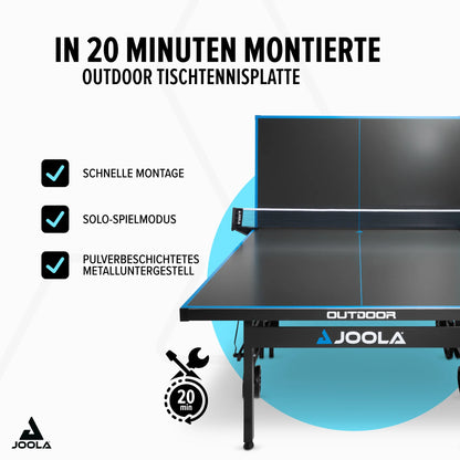 2026 JOOLA Tischtennisplatte Outdoor J500A