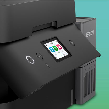 2026 EcoTank ET-4950 Tintentankdrucker | fürs Das Home Office | WLAN & Ethernet | A4 | (Duplex-) Druck, Scannen, Kopieren, Faxen | 6.1 cm Touchscreen | ADF | inkl. Tinte für bis zu 3 Jahre
