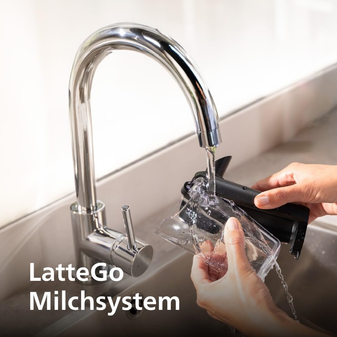 2026 Philips Serie 5400 Kaffeevollautomat - Genießen Sie 12 Getränke, schnell reinigendes LatteGo, intuitives TFT-Display, anpassbare Kaffeeeinstellungen, erstklassiges Küchendesign (EP5441/50)