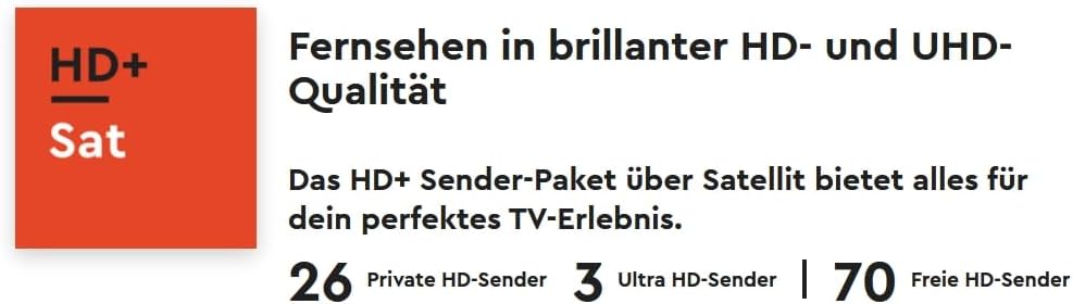 2026 HD-Plus HD+ Karte 12 Monate