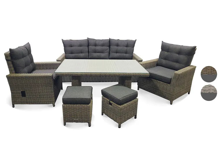 2026 Alu-Luxus Dining-Set »Asti«, 6-teilig