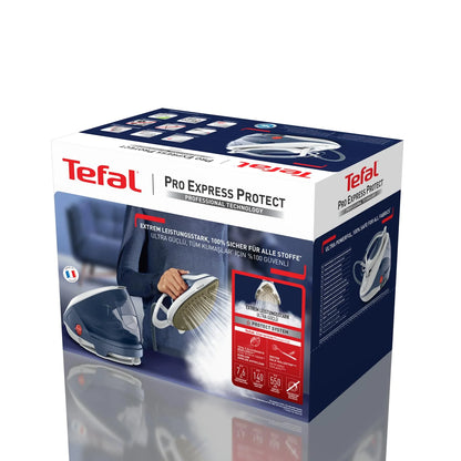 2026 Tefal Pro Express Protect Dampfbügelstation mit 7,6 Bar Dampfdruck für faltenfreies Bügeln und sanfte Textilpflege