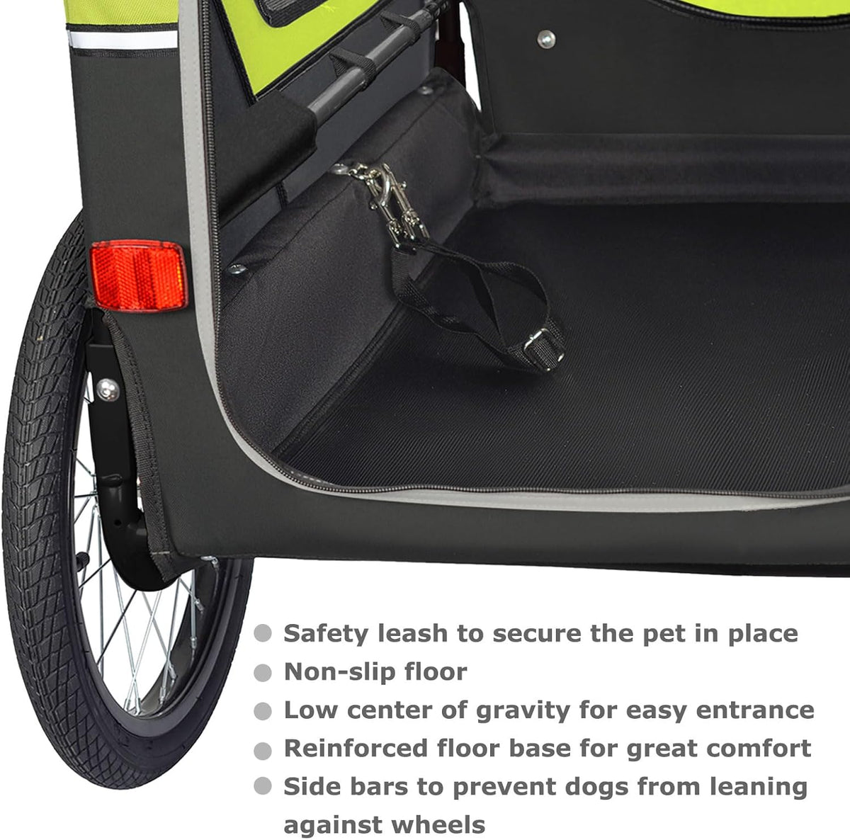 2026 Doggyhut S-Line XL Hundeanhänger & Hundebuggy mit Federung 2 in 1 Hunde Fahrradanhänger Jogger gefedert bis 45 kg