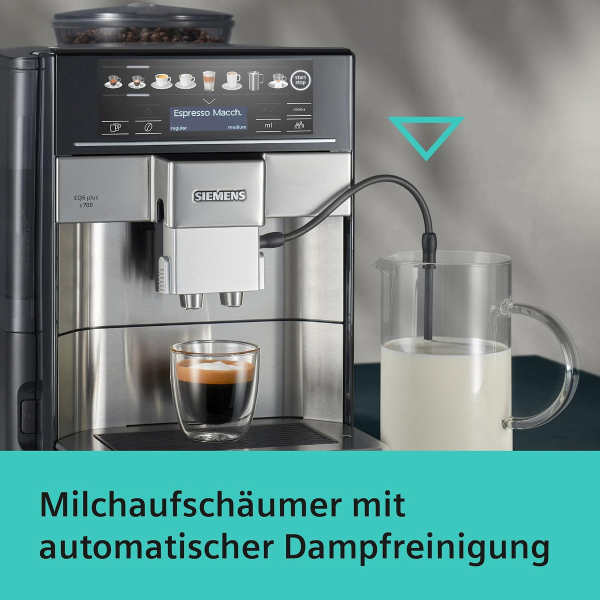 2026 Siemens EQ.6 Plus S700 Kaffeevollautomat TE657503DE
